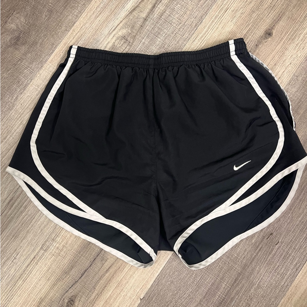 Nike Women's Black and White Athletic Shorts | Size Small